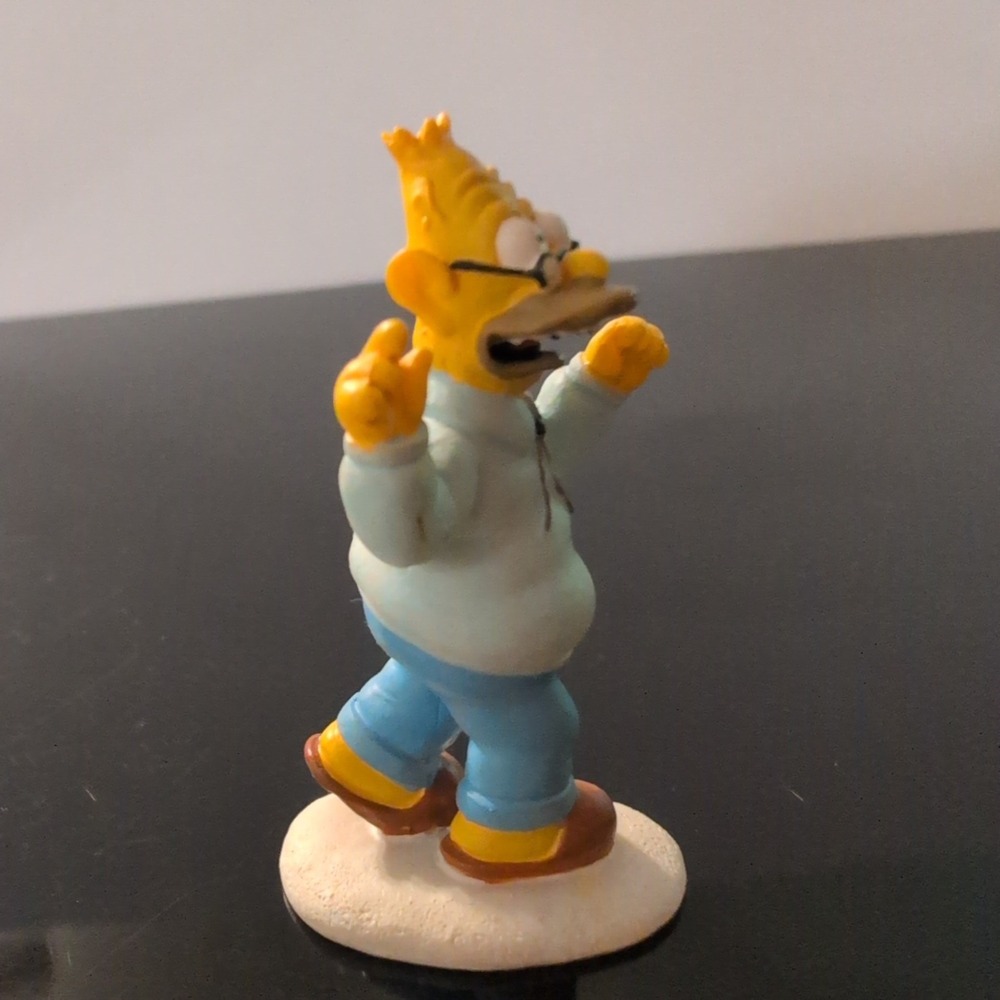 The Simpsons Hawthorne Village Grandpa Simpson Figurine 2004 91818 D - Picture 1 of 6